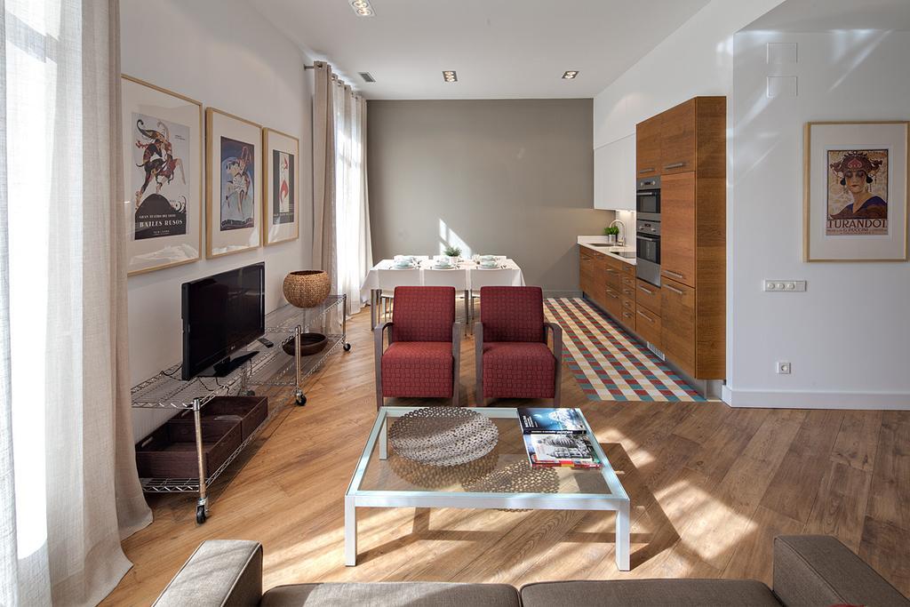 Habitat Apartments Rambla Deluxe Barcellona Camera foto
